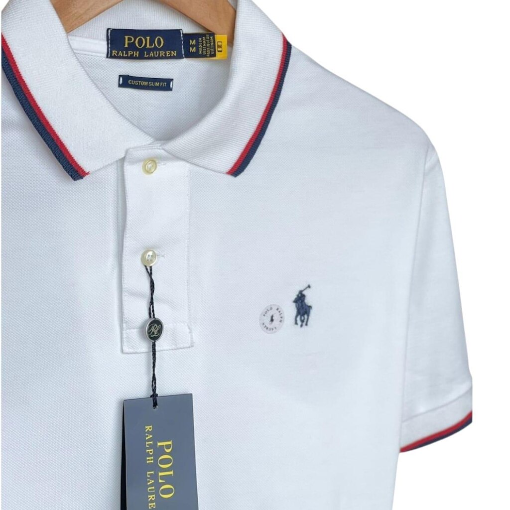 Camisa Polo Ralph L Masculina Detalhe Gola