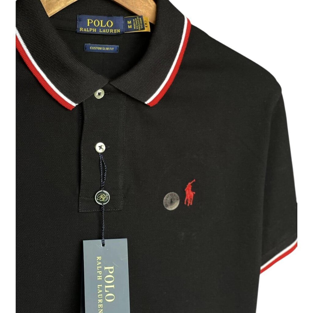 Camisa Polo Ralph L Masculina Detalhe Gola