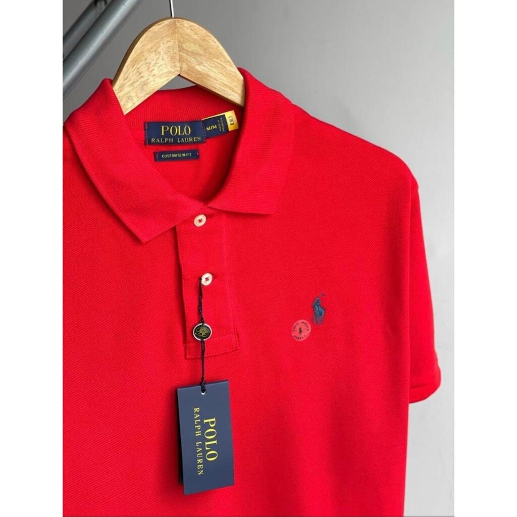 Camisa Polo Ralph  L Masculina Vermelha
