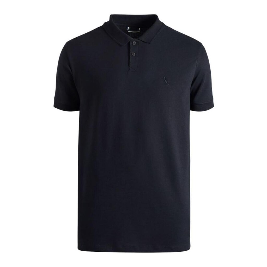 Camisa Polo Reserva Piquet Algodão PIMA Masculina Preta