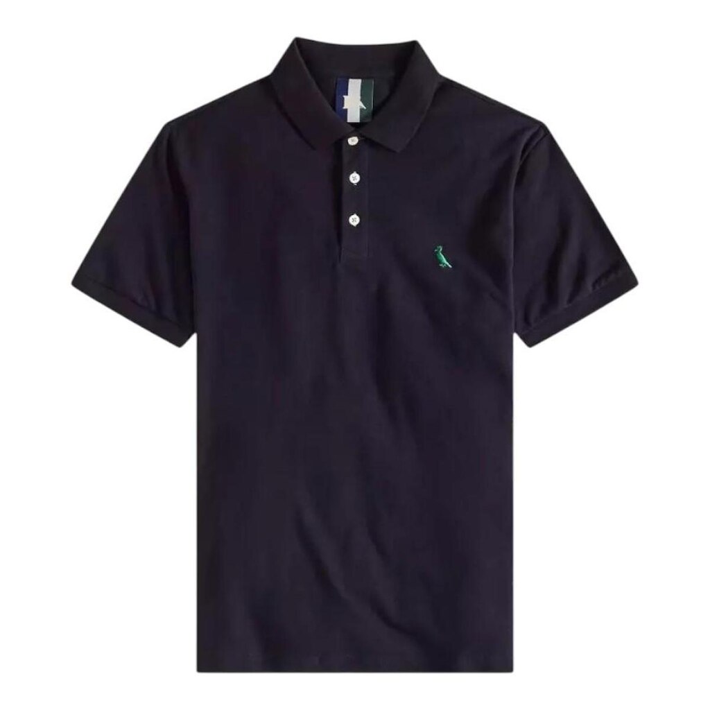 Camisa Polo Reserva Piquet Basica Masculino Azul Marinho