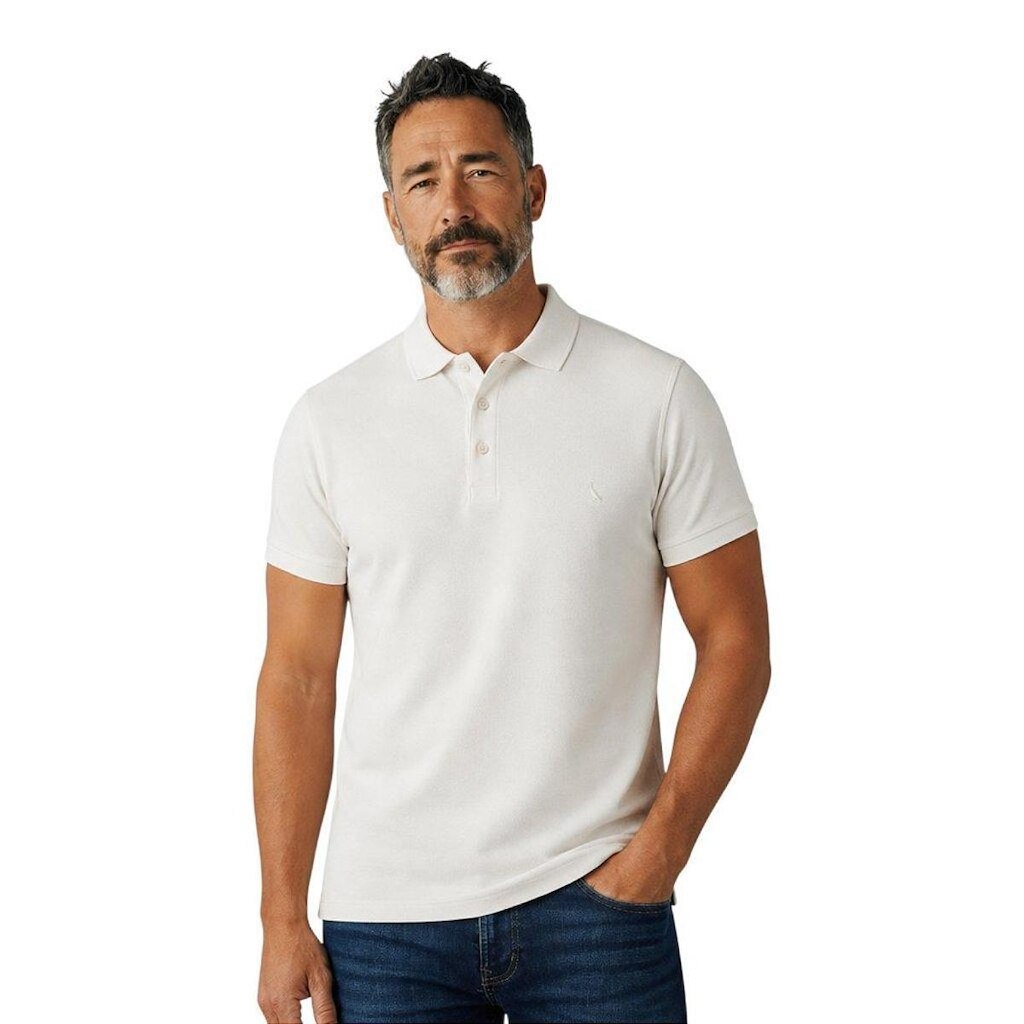 Camisa Polo Reserva Piquet New Basic Preto Masculino