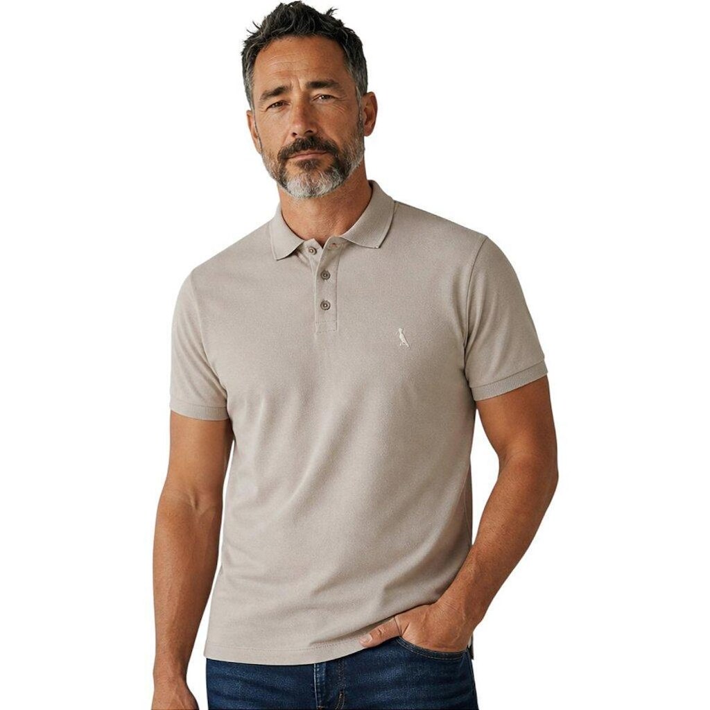 Camisa Polo Reserva Piquet New Basic Preto Masculino