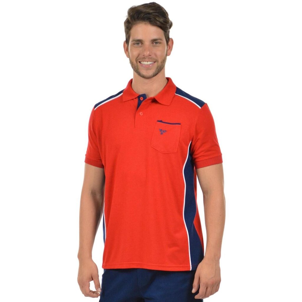 Camisa polo rio fenomenal(sem elasticidade) Vermelho P