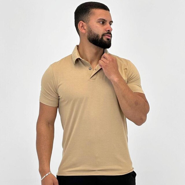 Camisa Polo Sallo Manga Curta Básica Masculina