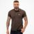 Camisa Polo Sallo Slim Manga Curta Masculina - Caramelo
