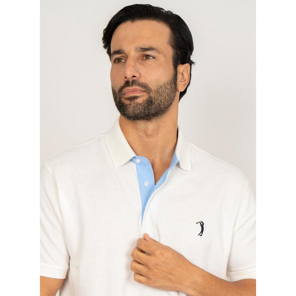Camisa Polo Star White Lisa Aleatory