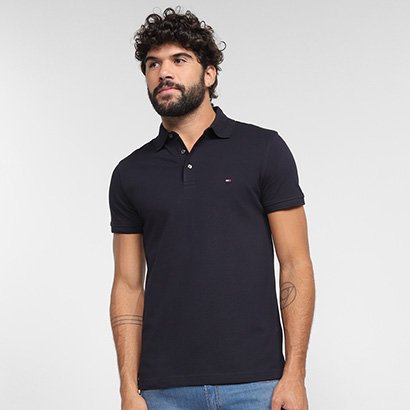 Camisa Polo Tommy Hilfiger Básica Masculina - Masculino