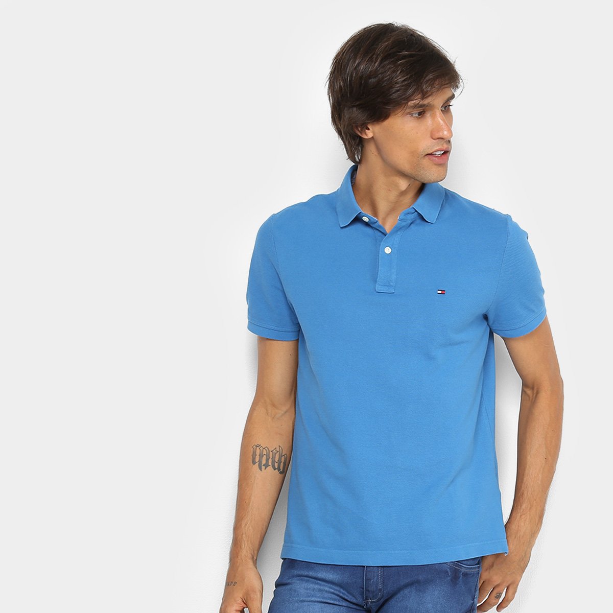 Camisa Polo Tommy Hilfiger Básica Masculina - Azul é ruim? Camisa Polo Tommy Hilfiger Básica Masculina - Azul é boa?