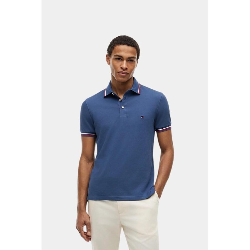 Camisa Polo Tommy Hilfiger Masculina Slim Fit