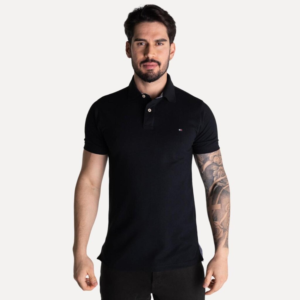 Camisa Polo Tommy Hilfiger Regular Fit 1985