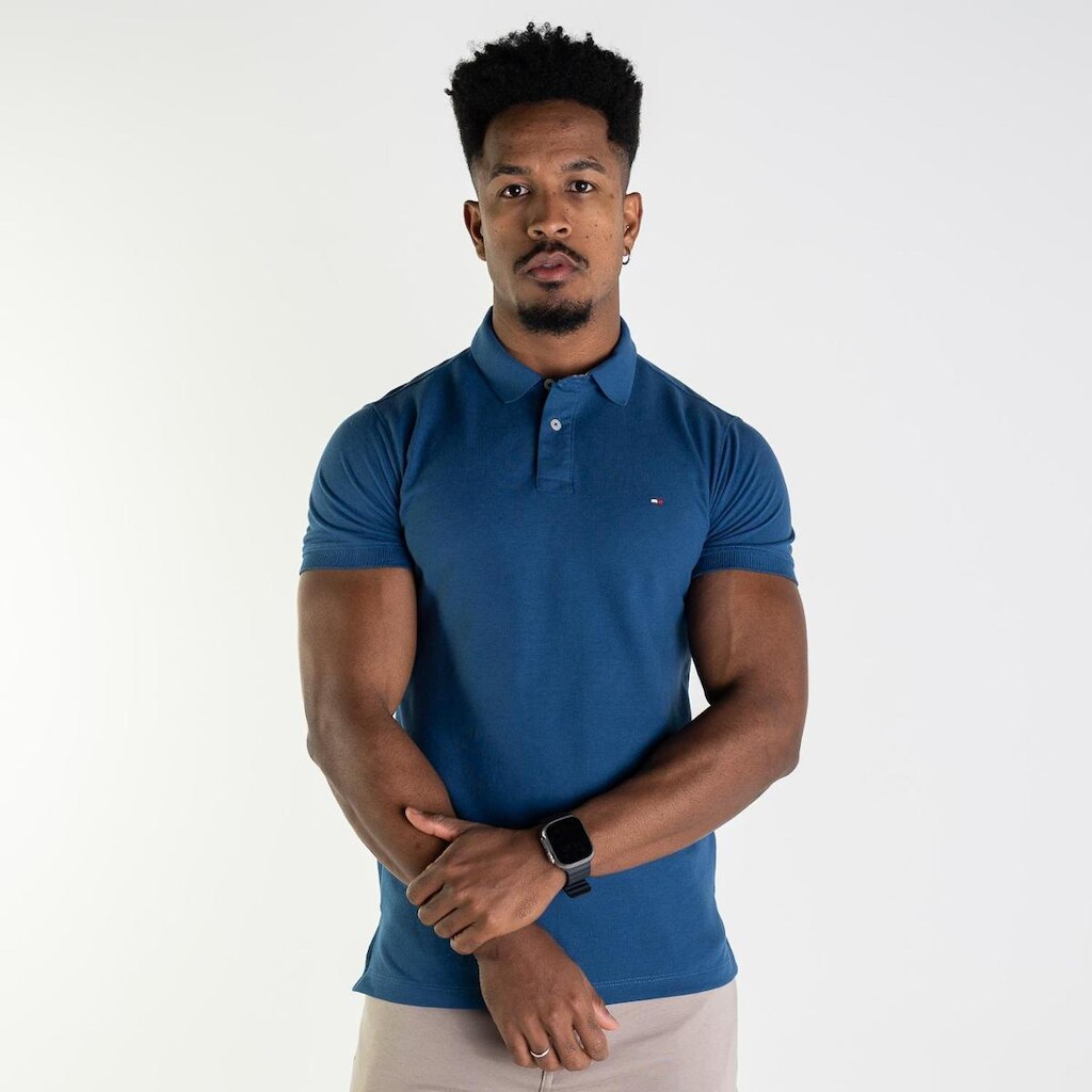 Camisa Polo Tommy Hilfiger Regular Fit 1985