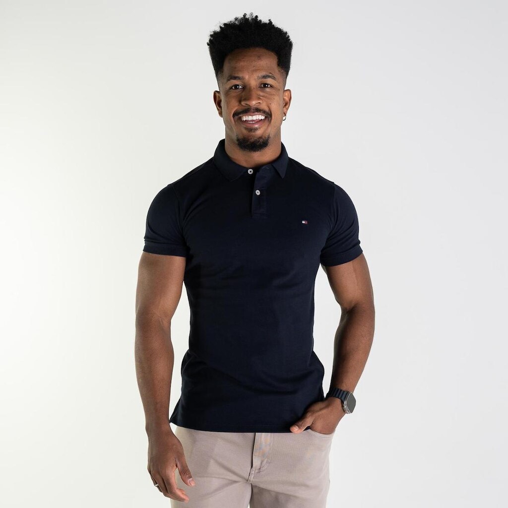 Camisa Polo Tommy Hilfiger Regular Fit 1985