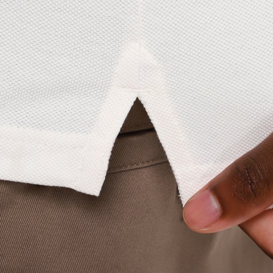 Camisa Polo Tommy Hilfiger Slim Fit Cuff Interest Masculina