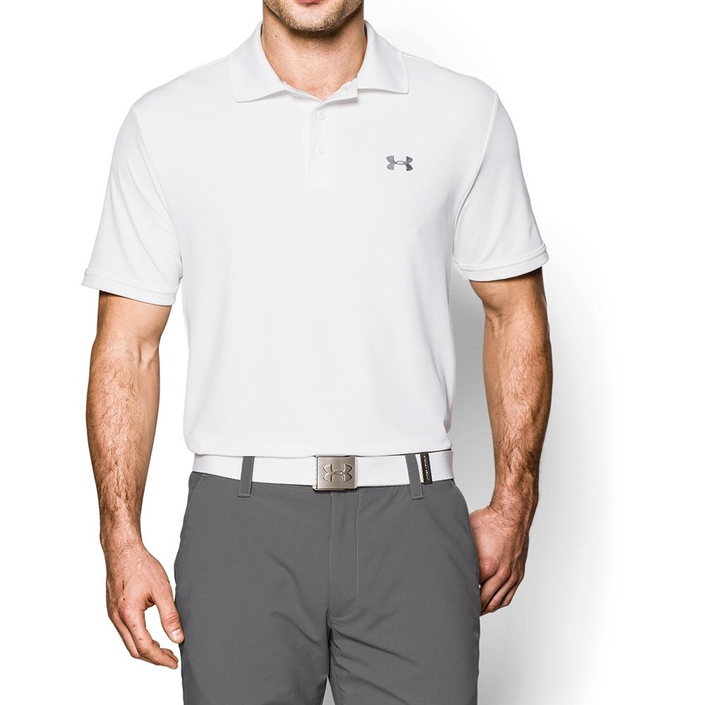 white under armour polo shirt