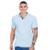 Camisa Polo Vih Triny Masculina Básica Industrie Bordado França - Azul Claro
