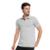 Camisa Polo Vih Triny Masculina Básica Industrie Piquet no Estilo Bordado França - Cinza