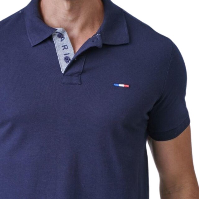 Camisa Polo Vih Triny Masculina Básica Industrie Piquet no Estilo Bordado França