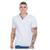 Camisa Polo Vih Triny Masculina Básica Industrie Piquet no Estilo Bordado França - Branco