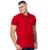 Camisa Polo Vih Triny Masculina Básica Industrie Piquet no Estilo Bordado França - Vermelho