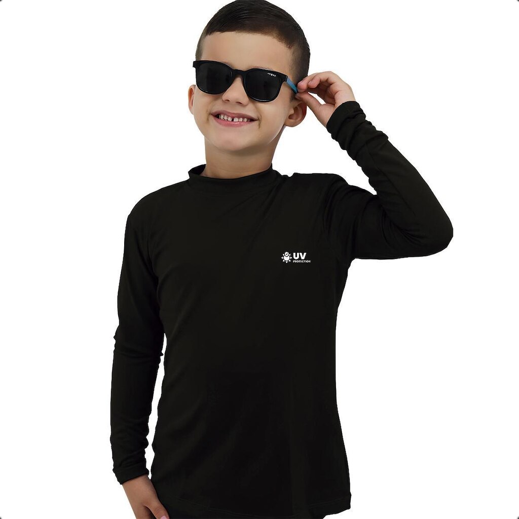 Camisa Proteção Solar Uv 50+ Infantil Praia Piscina Unisex