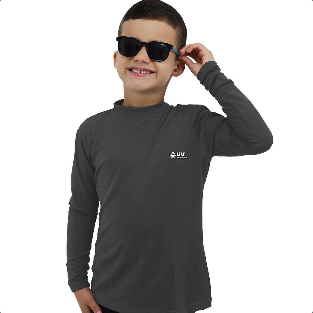 Camisa Proteção Solar Uv 50+ Infantil Praia Piscina Unisex