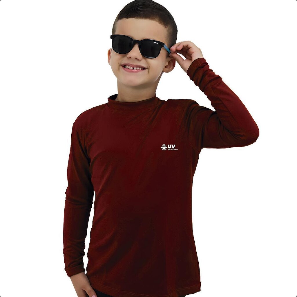 Camisa Proteção Solar Uv 50+ Infantil Praia Piscina Unisex