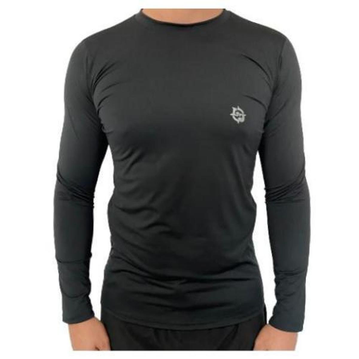 CAMISA PROTEÇÃO SOLAR UV LISA SEGUNDA PELE PROTEÇÃO UV BLUSA LISA ENVIO RÁPIDO - Preto Menor preço em CAMISA PROTEÇÃO SOLAR UV LISA SEGUNDA PELE PROTEÇÃO UV BLUSA LISA ENVIO RÁPIDO - Preto