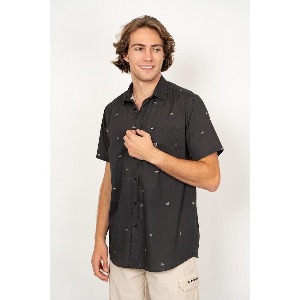 Camisa Quiksilver M/C Mini Sea Vibes Pre