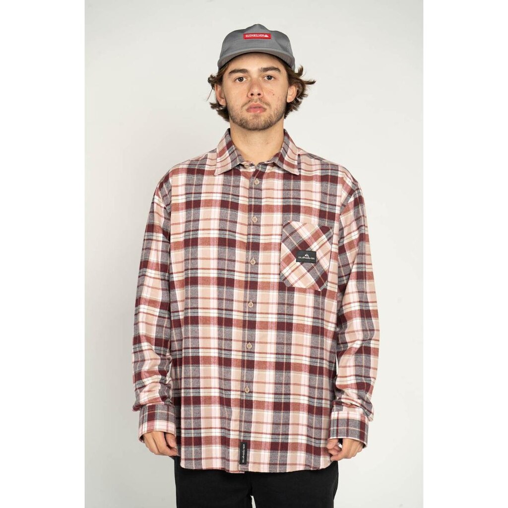 Camisa Quiksilver M/L Classic Flannel Vermelho-Vermelho-P