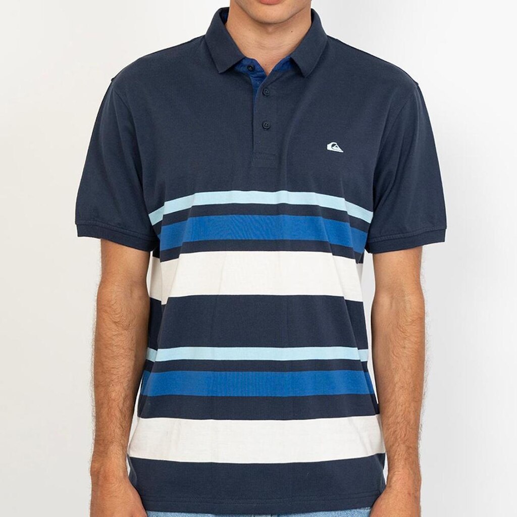 Camisa Quiksilver Polo Neoblue SM27 Masculina
