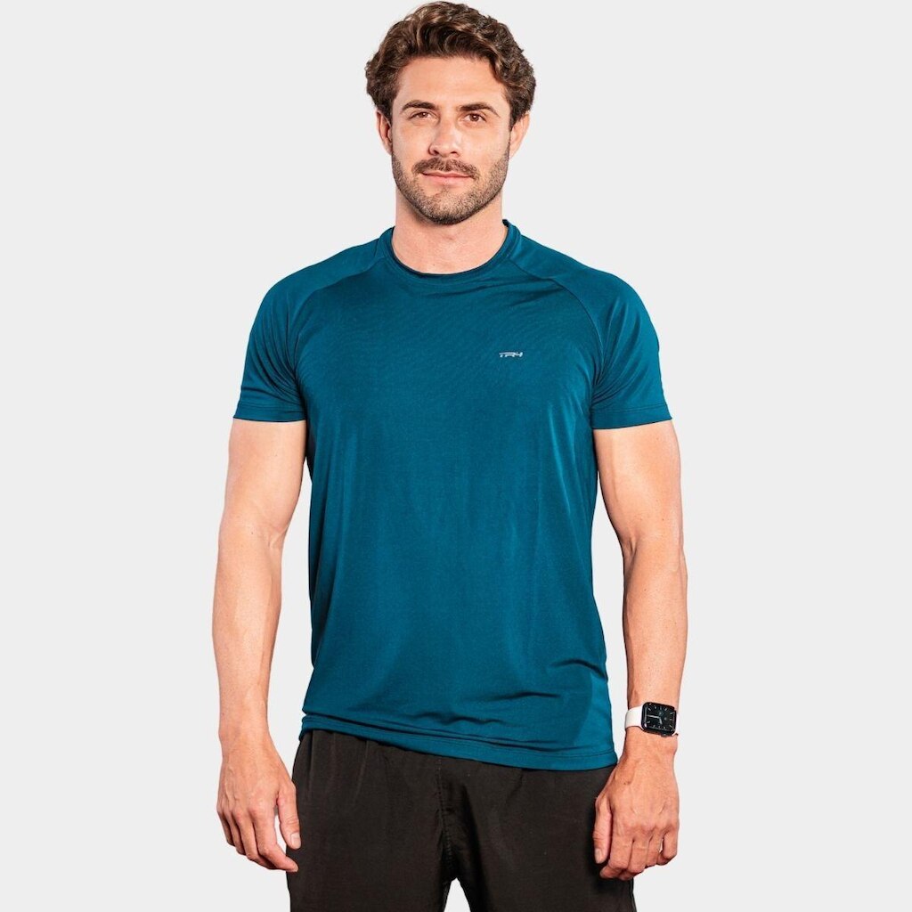 Camisa Raglan Cinza com Proteção UV