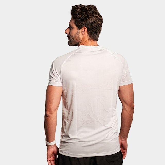 Camisa Raglan Cinza com Proteção UV