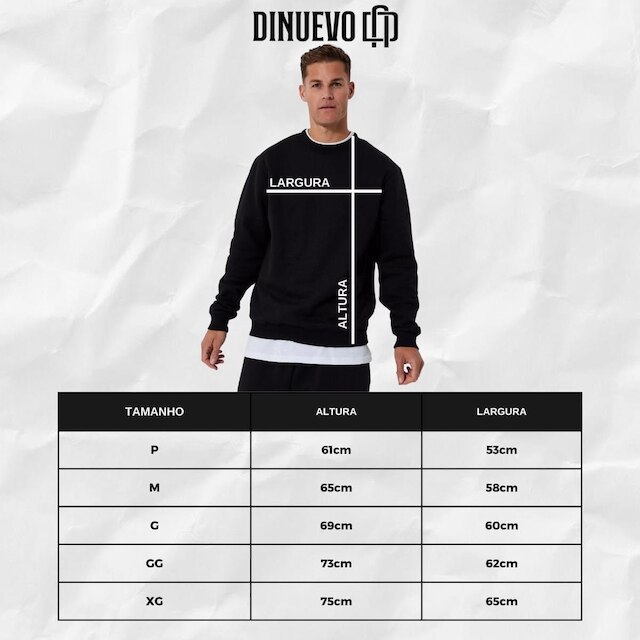 Camisa Raglan de Moletom Manga Curta Oversized Frio Preto