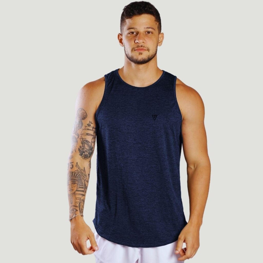 Camisa Regata Masculina Fitness Academia Treino Premium