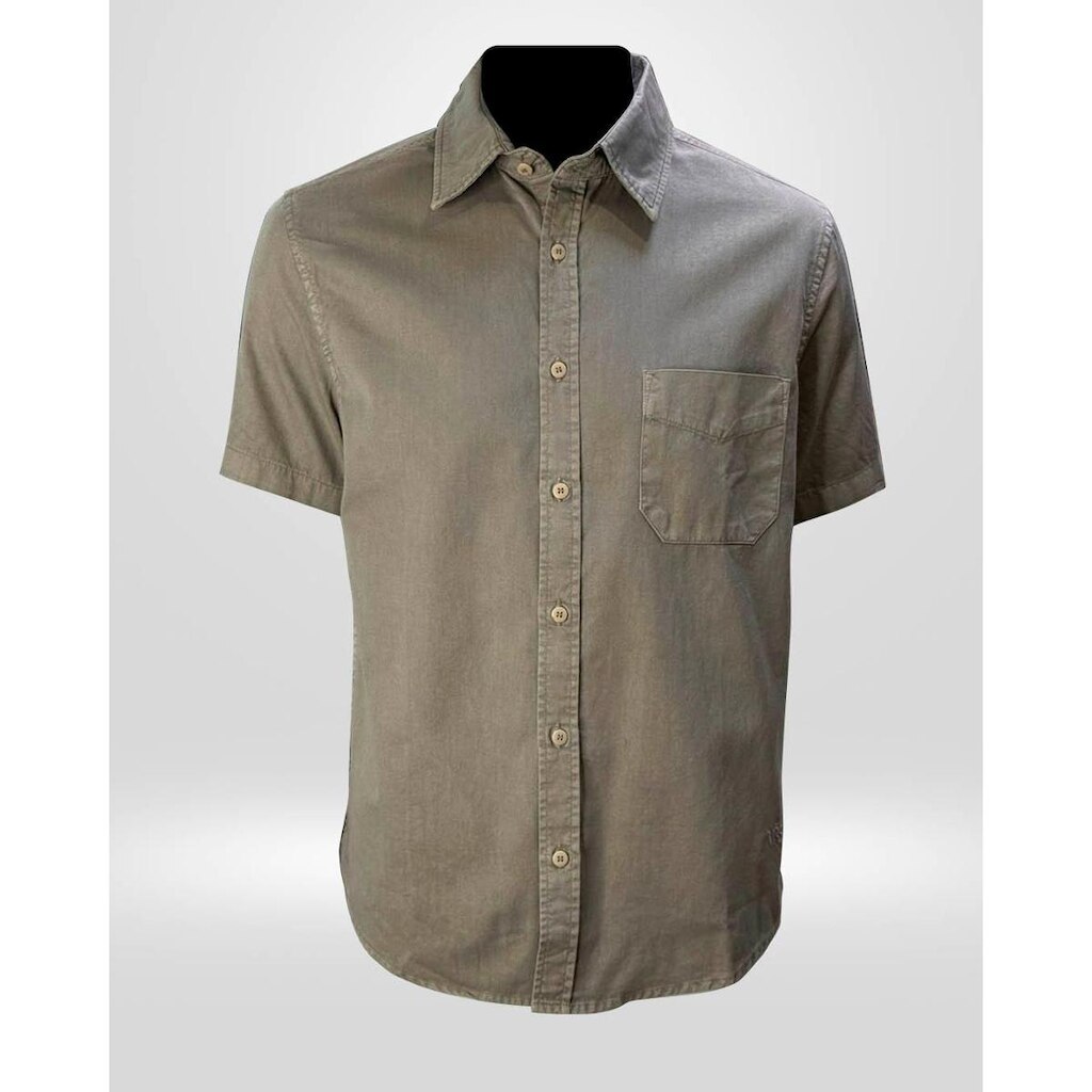 Camisa Regular N. Stone Cinza