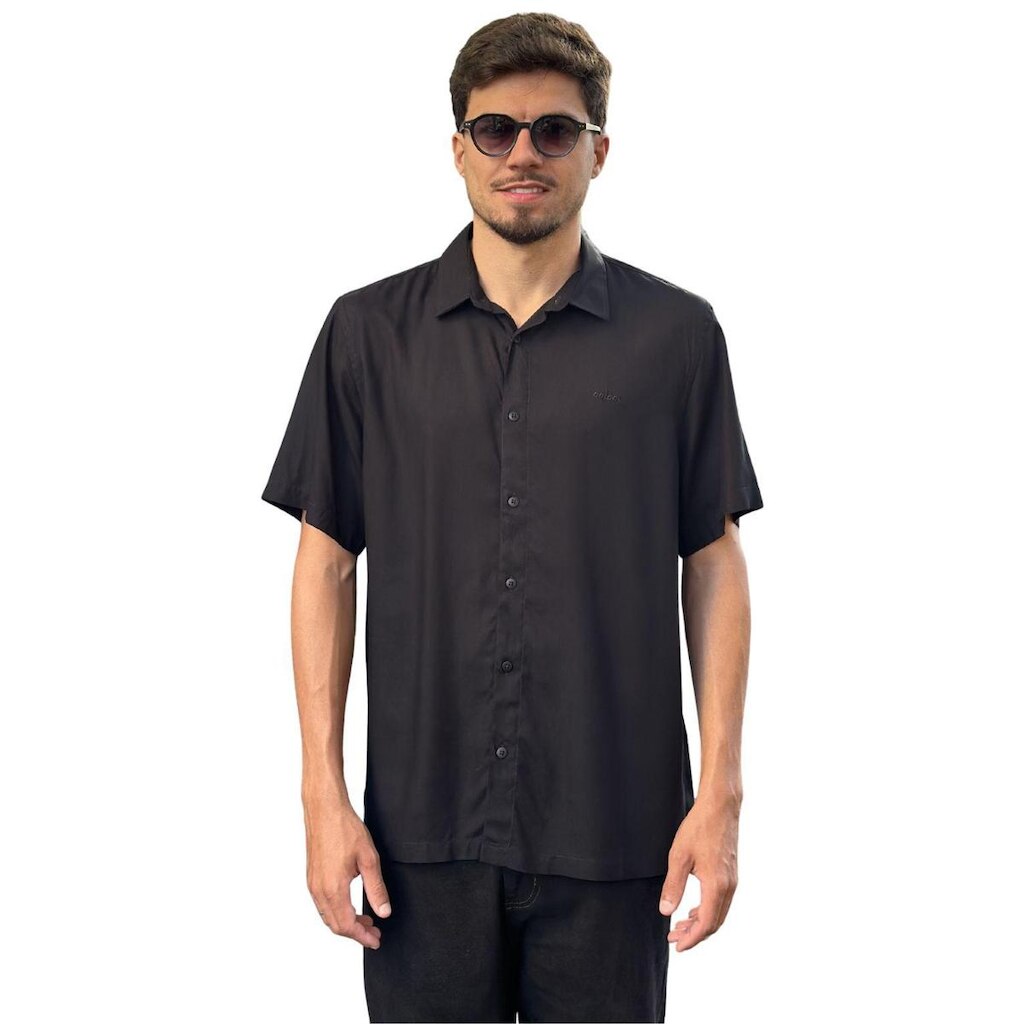 Camisa Relax Masculina Manga Curta Colcci