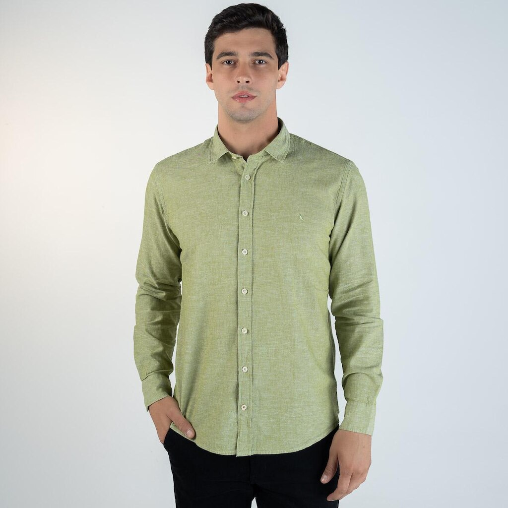 Camisa Reserva Linho Verde