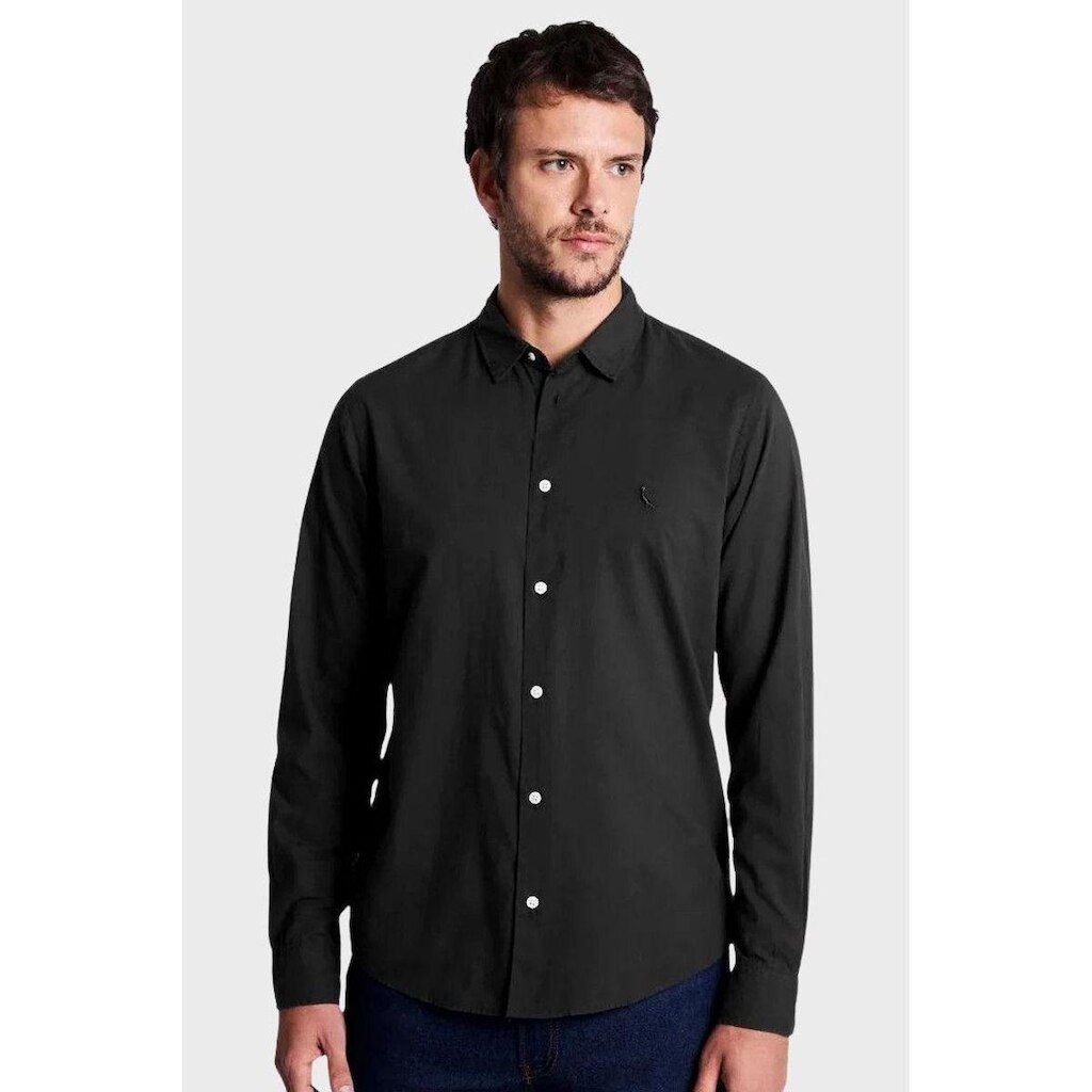 Camisa Reserva Masculina Regular Tricoline Leve