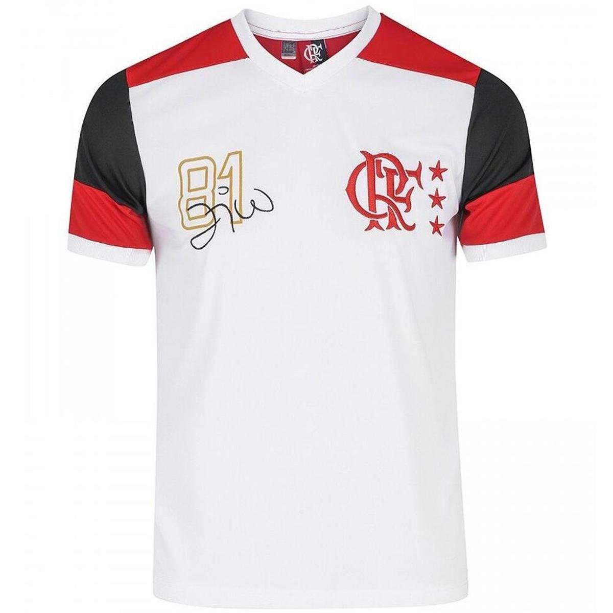 Camisa Retrô Flamengo Réplica Mundial 81 Zico DRY Masculina Menor preço em Camisa Retrô Flamengo Réplica Mundial 81 Zico DRY Masculina