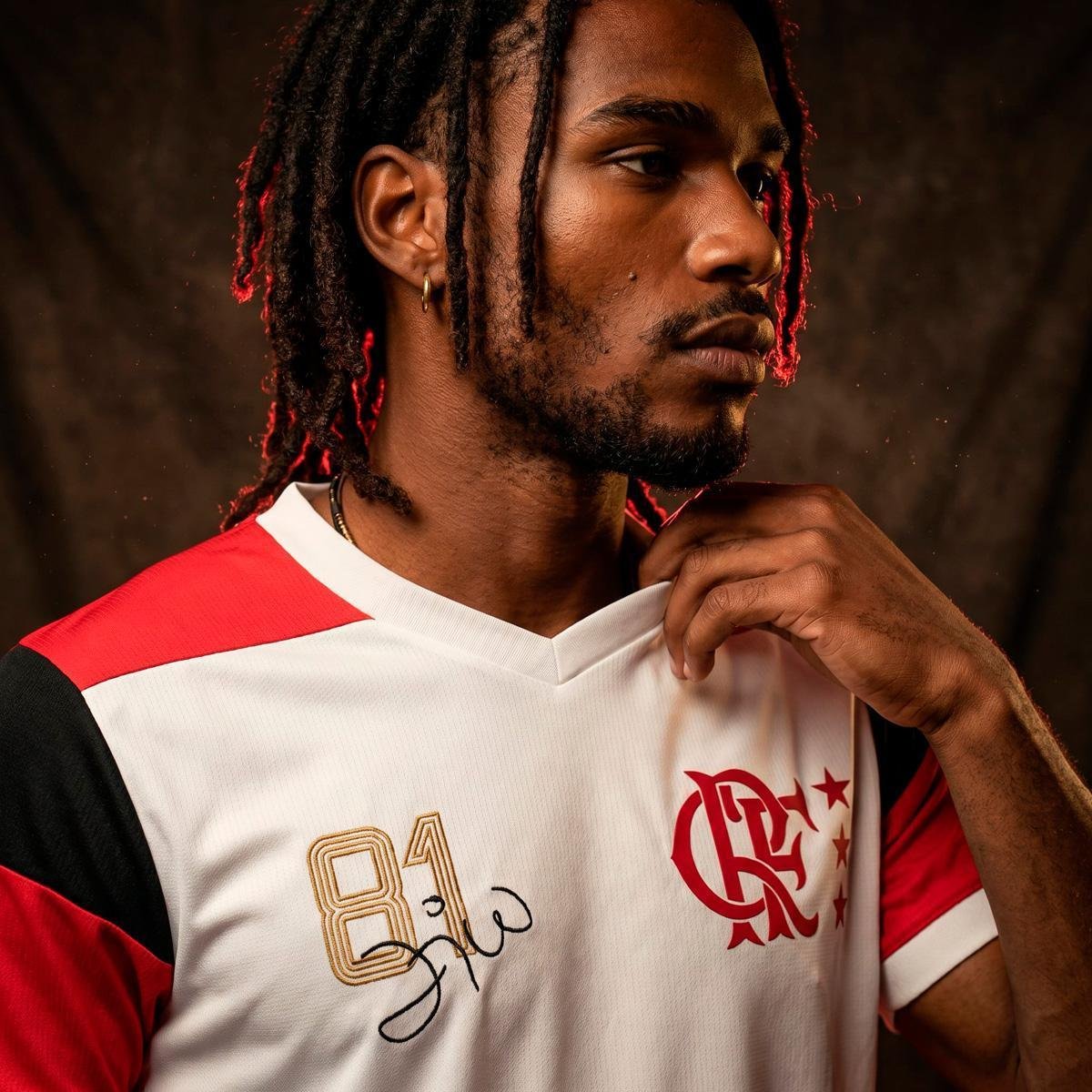 Camisa Retrô Flamengo Réplica Mundial 81 Zico DRY Masculina Menor preço em Camisa Retrô Flamengo Réplica Mundial 81 Zico DRY Masculina