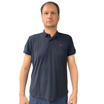 Camisa Sallo Gola Polo Slim Dry Preta 3055 | Zattini