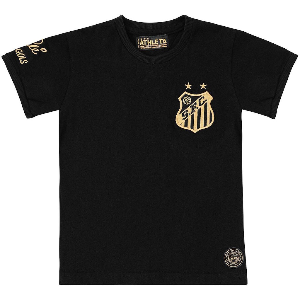 Camisa Santos Pelé Retrô Mil Gols Edição Limitada Infantil
