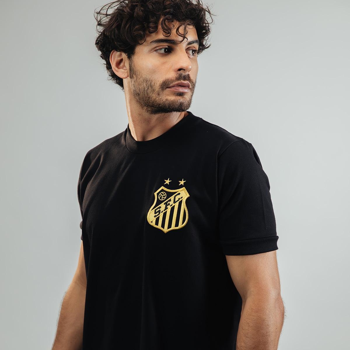 Camisa Santos Pelé Retrô Mil Gols Edição Limitada Masculina Menor preço em Camisa Santos Pelé Retrô Mil Gols Edição Limitada Masculina