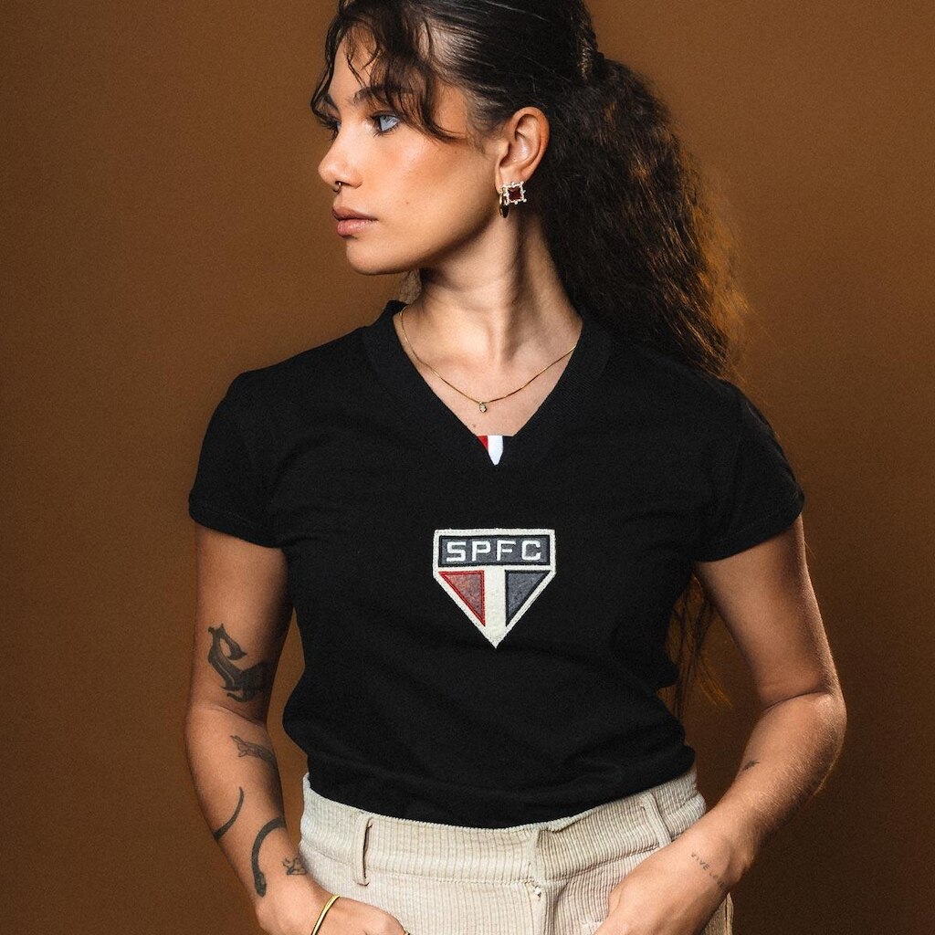 Camisa São Paulo Retrô 1948 Feminina
