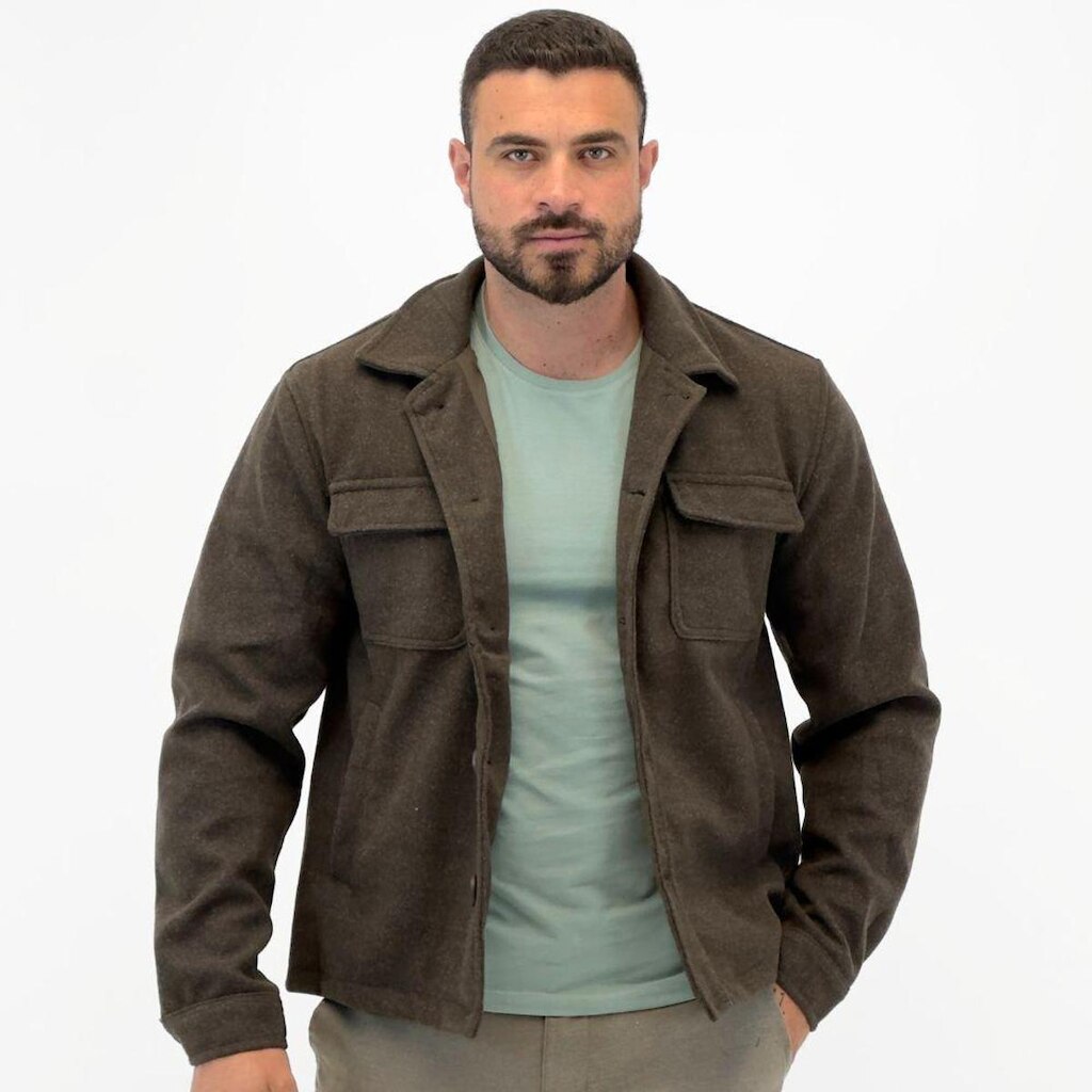 Camisa Sea Surf Lã Batida Manga Longa Masculino