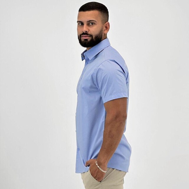 Camisa Sea Surf Lisa Manga Curta Masculina