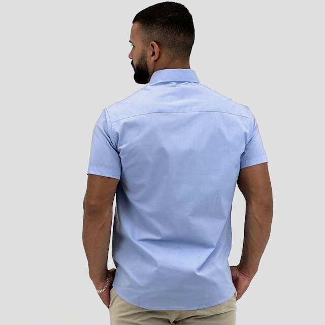 Camisa Sea Surf Lisa Manga Curta Masculina