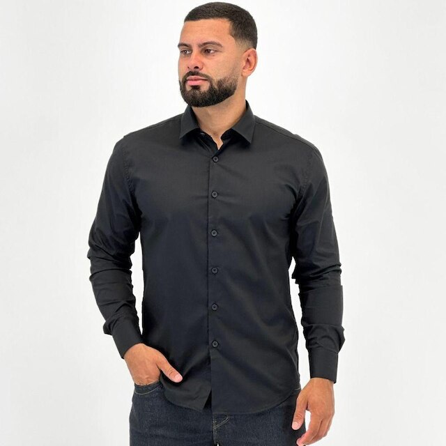 Camisa Sea Surf Social Manga Longa Masculina