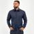 Camisa Sea Surf Social Manga Longa Masculina - Marinho